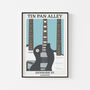 Tin Pan Alley Print | London Guitar Music Poster, thumbnail 2 of 8