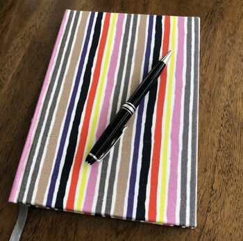 Fabric Covered A5 Notebook, 6 of 7