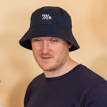 Mr Embroidered Bucket Hat, 4 of 4