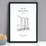 Personalised House Portrait Line Drawing Print, thumbnail 5 of 9