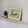 Running Art Print Woodland Park Run Scene Poster, thumbnail 10 of 10