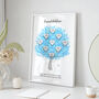 Personalised Grandchildren Tree Print Available In Six Colours, thumbnail 4 of 11