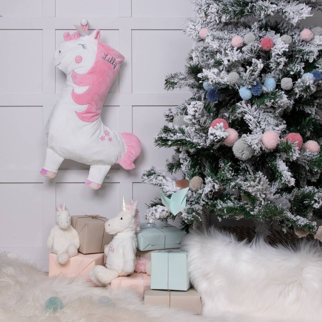 Personalised Betty Rainbow Unicorn Stocking By That S Mine Personalised Betty Rainbow Unicorn Stocking