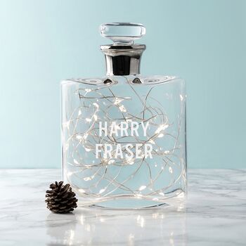 Personalised Platinum Necked Decanter, 5 of 12