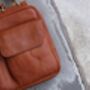 Tan Leather Briefcase Laptop Bag, thumbnail 11 of 12