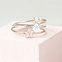 Personalised Initial Stacking Rings, thumbnail 1 of 10