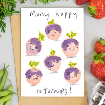 Happy Birthday Vegetable Card, 10 of 11