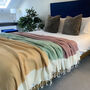 Personalised Cotton Throws, Anniversary Gift, thumbnail 6 of 11