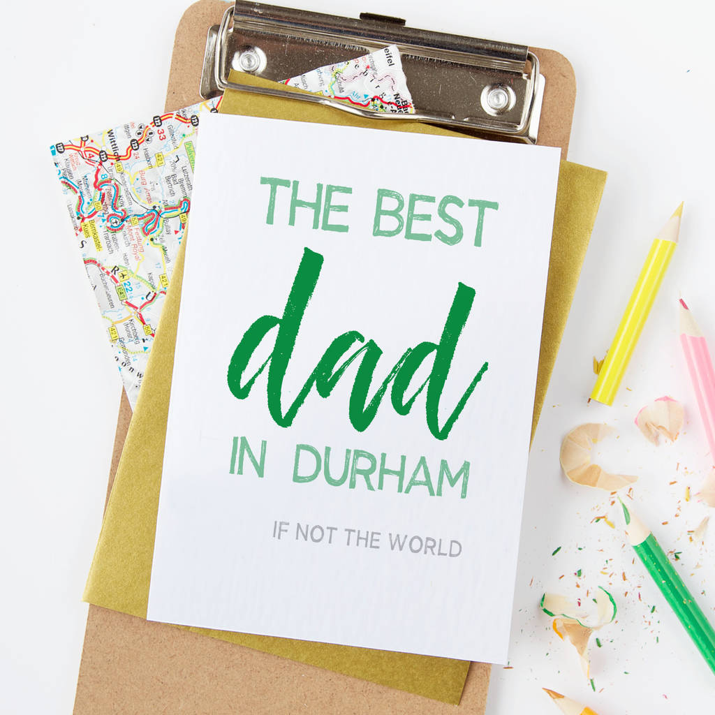 best dad in… personalised card by so close | notonthehighstreet.com