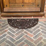 Ornate Semi Circular Cast Iron Doormat, thumbnail 2 of 6
