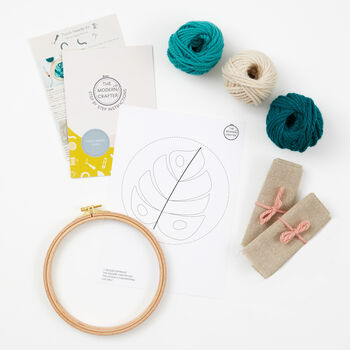 British Wool Beginner Punch Needle Kit By The Modern Crafter