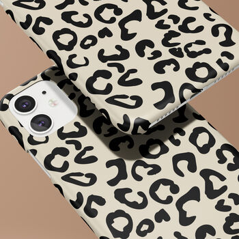 leopard print phone bag