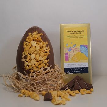 Milk Chocolate Honeycomb Cluster Easter Egg, 3 of 5