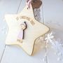 Personalised Baby Girl's First Christmas Decoration, thumbnail 1 of 5