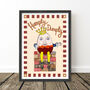 Humpty Dumpty Vintage Nursery Print, thumbnail 10 of 12