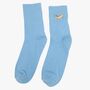 Women's Hot Dog Embroidered Cotton Ankle Socks Five Pack, thumbnail 5 of 7