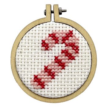 Sugar, Spice, And All Things Nice! Christmas Mini Matchbox Cross Stitch Kit, 3 of 5