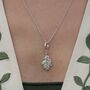 Sterling Silver Oak Leaf Charm Necklace, thumbnail 1 of 6