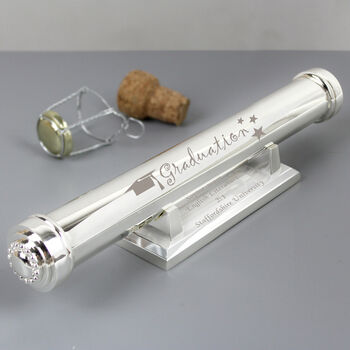 Personalised Graduation Silver Certificate Holder, 2 of 3
