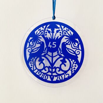 45th Sapphire Anniversary Decoration, 3 of 11