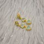 Aqua Chalcedony Multi Shape Stone 925 Silver Earrings, thumbnail 8 of 8