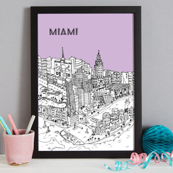 Personalised Miami Print, 8 of 10