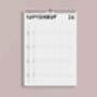 Academic Chaos Wall Calendar 2026/2027, thumbnail 2 of 4
