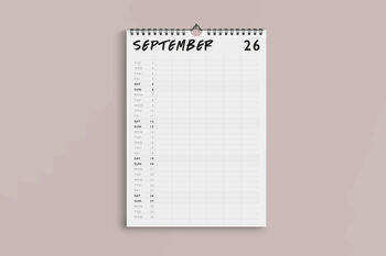 Academic Chaos Wall Calendar 2026/2027, 2 of 4