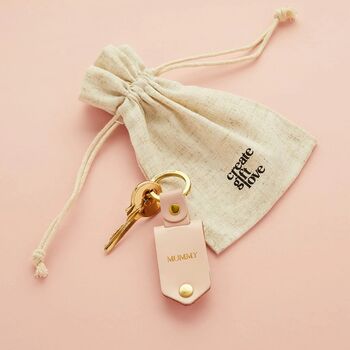Personalised Leather Photo Keyring Gift For Her, 13 of 13