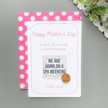 Personalised Mother's Day Scratchcard, 2 of 4