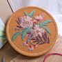 Spring Blossom Floral Embroidery Kit, thumbnail 1 of 8