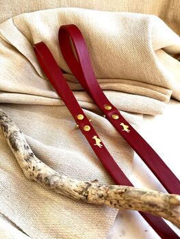 Personalised Luxury Leather Dog Lead, 8 of 9
