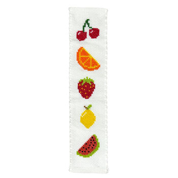 Summer Fruits Cross Stitch Bookmark Kit, 4 of 6