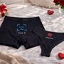 Funny Valentines Gifts For Him Face ID Underwear For Couples, thumbnail 1 of 10