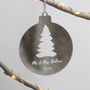 Personalised Christmas Tree Acrylic Ornament, thumbnail 2 of 2