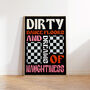 Dirty Dance Floors Music Gift Print, thumbnail 1 of 4