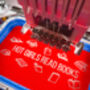 Hot Girls Read Books Embroidered Crewneck Sweatshirt, thumbnail 4 of 4