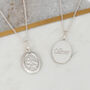 Personalised Silver St Christopher Charm Necklace, thumbnail 2 of 6