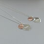 Personalised Sterling Silver Duo Heart Necklace, thumbnail 1 of 10