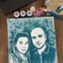 Personalised Portrait From Photo | Paint Your Own | Diy Kit | 50 X 40cm, thumbnail 2 of 8