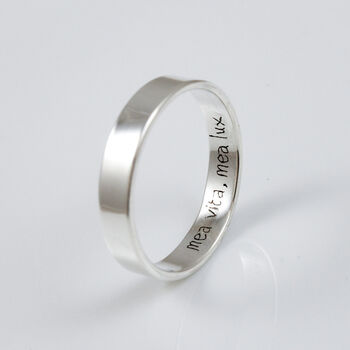 Personalised Handwriting Secret Message Ring, 6 of 7