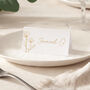 Floral Line Drawing Foiled Wedding Place Settings, thumbnail 2 of 2