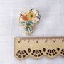 Get Well Soon Gift Enamel Pin Card – Everlasting Flower Bouquet Pin With Poem – Thinking Of You / Speedy Recovery Gift, thumbnail 12 of 12