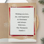 Christmas Cards Family Pack Of 10 Photo Personalised, thumbnail 3 of 7