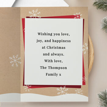 Christmas Cards Family Pack Of 10 Photo Personalised, 3 of 7