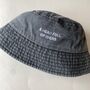 Personalised Slogan Vintage Denim Bucket Hat, thumbnail 11 of 12