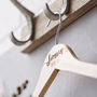 Dad's Personalised Wooden Coat Hanger, thumbnail 2 of 4