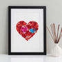 Family Heart Personalised Print, thumbnail 2 of 8