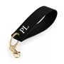 Personalised Saffiano Leather Wristlet Strap Handle Key Ring Chains, thumbnail 2 of 10