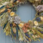 White Christmas Dried Flower Wreath Making Kit, thumbnail 4 of 5